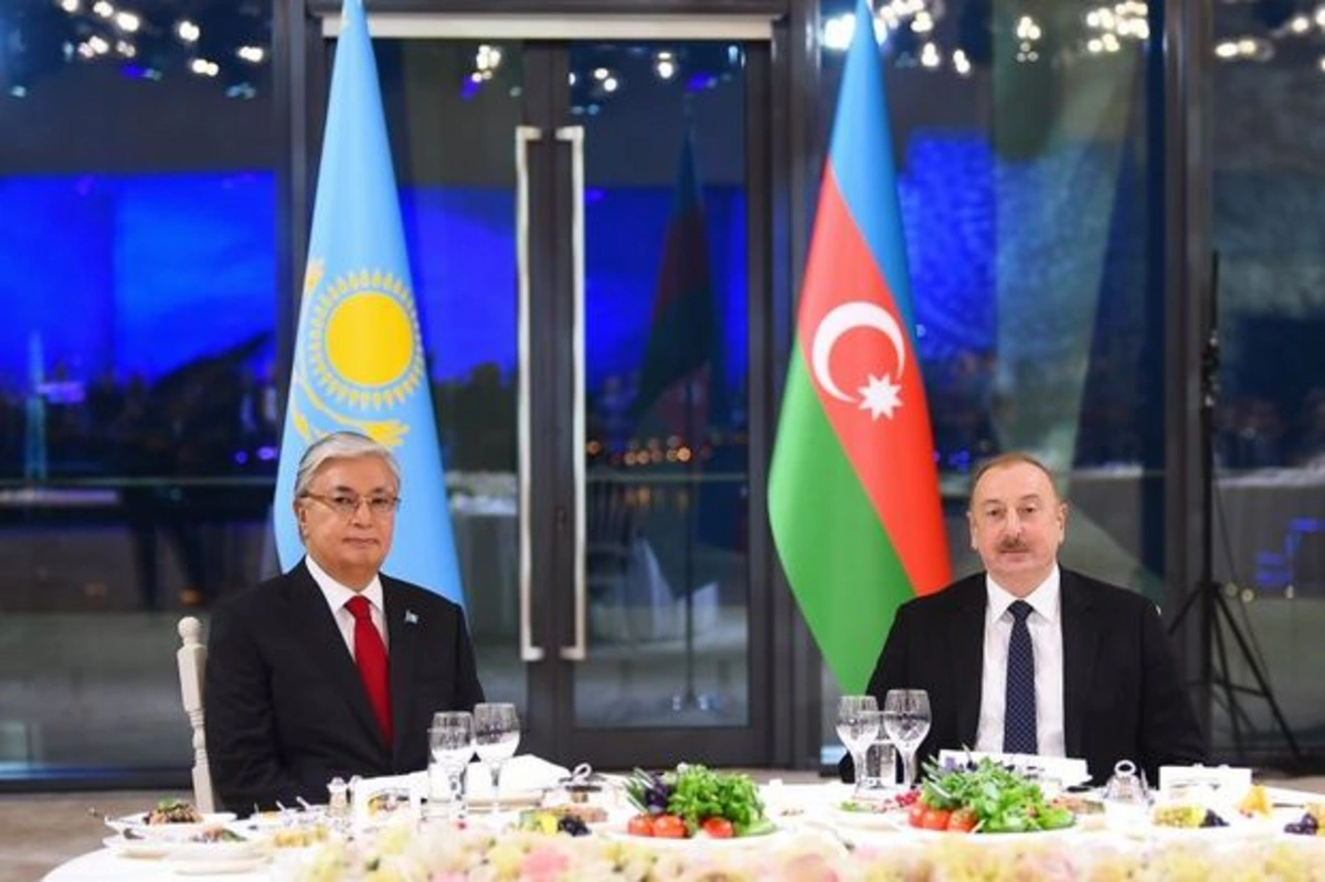В Баку был дан государственный прием в честь президента Казахстана - ОБНОВЛЕНО + ФОТО/ВИДЕО